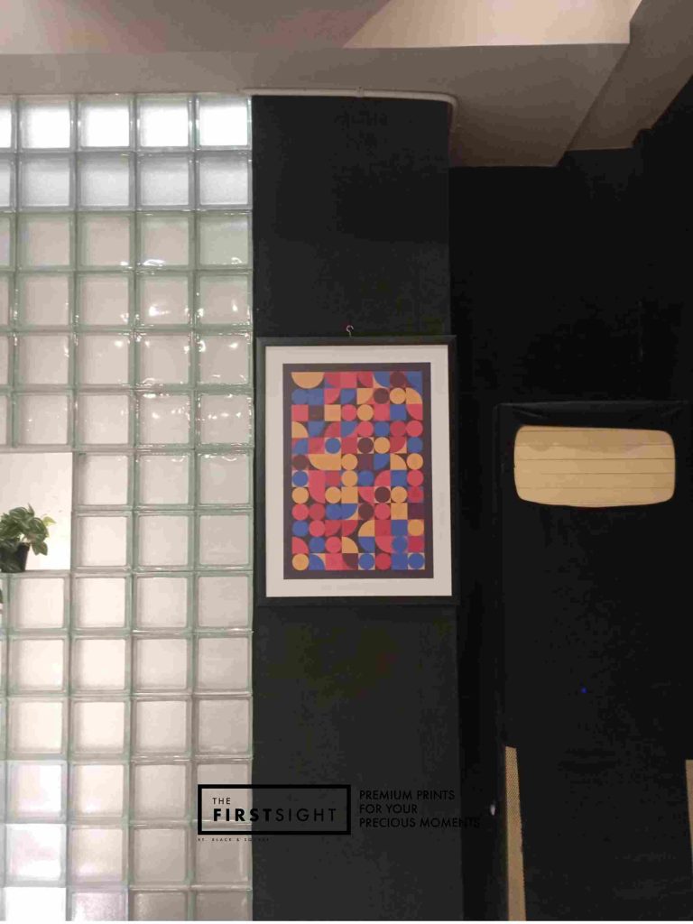 project blacknsquare - slab steak lab bintaro fiber frame tembok